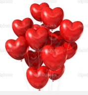25 adet kk kalp balonlar Kalp Balon sevenlere ve sevilenlere zel