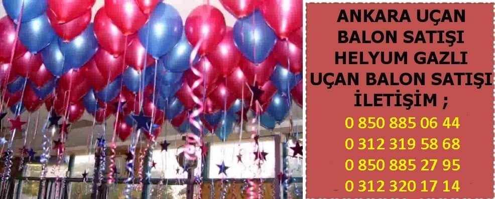 Ankara Renkli Uçan Balon Satışı parti malzemesi